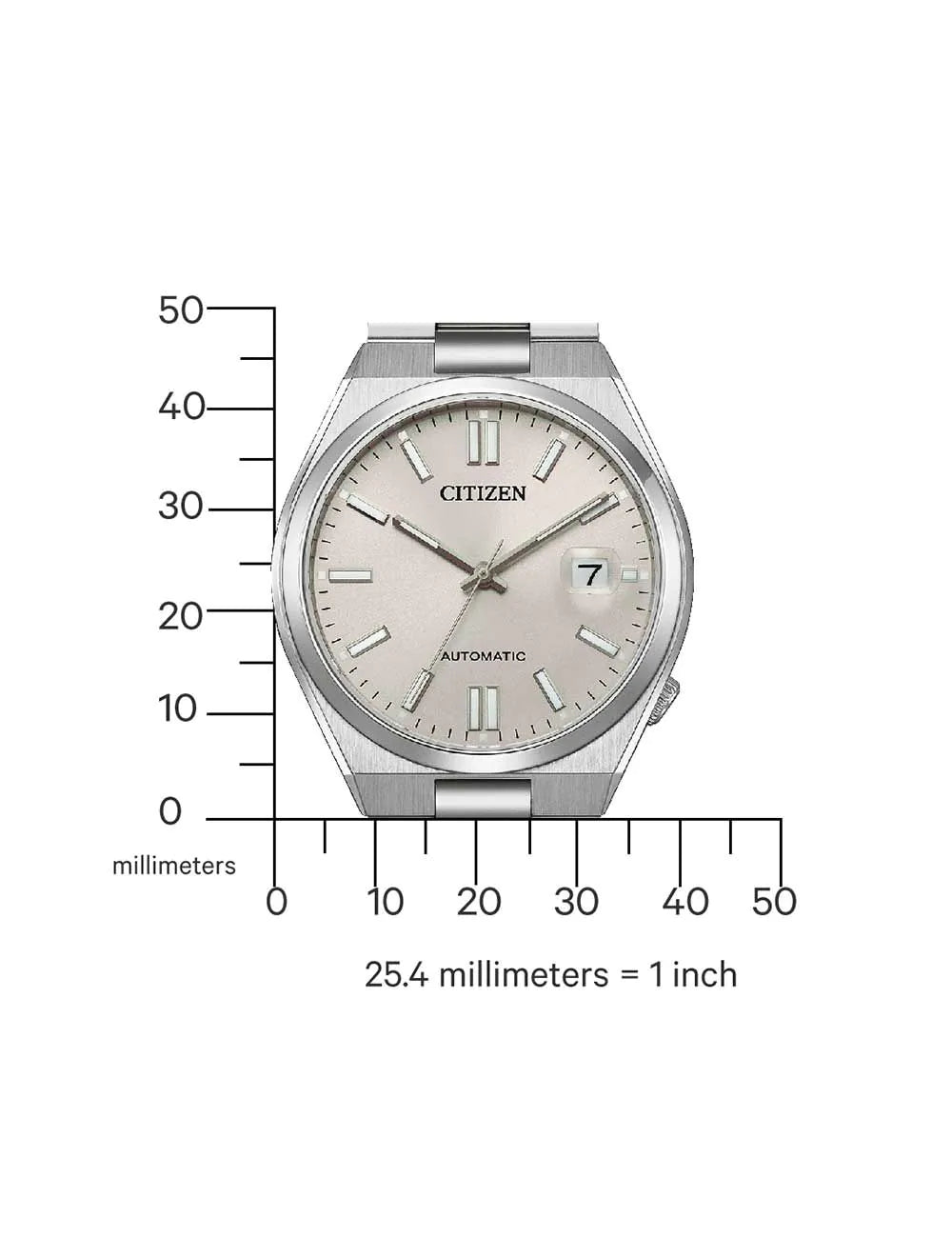 Citizen NJ0151-88W Mens Watch Tsuyosa Automatic 40mm 5ATM