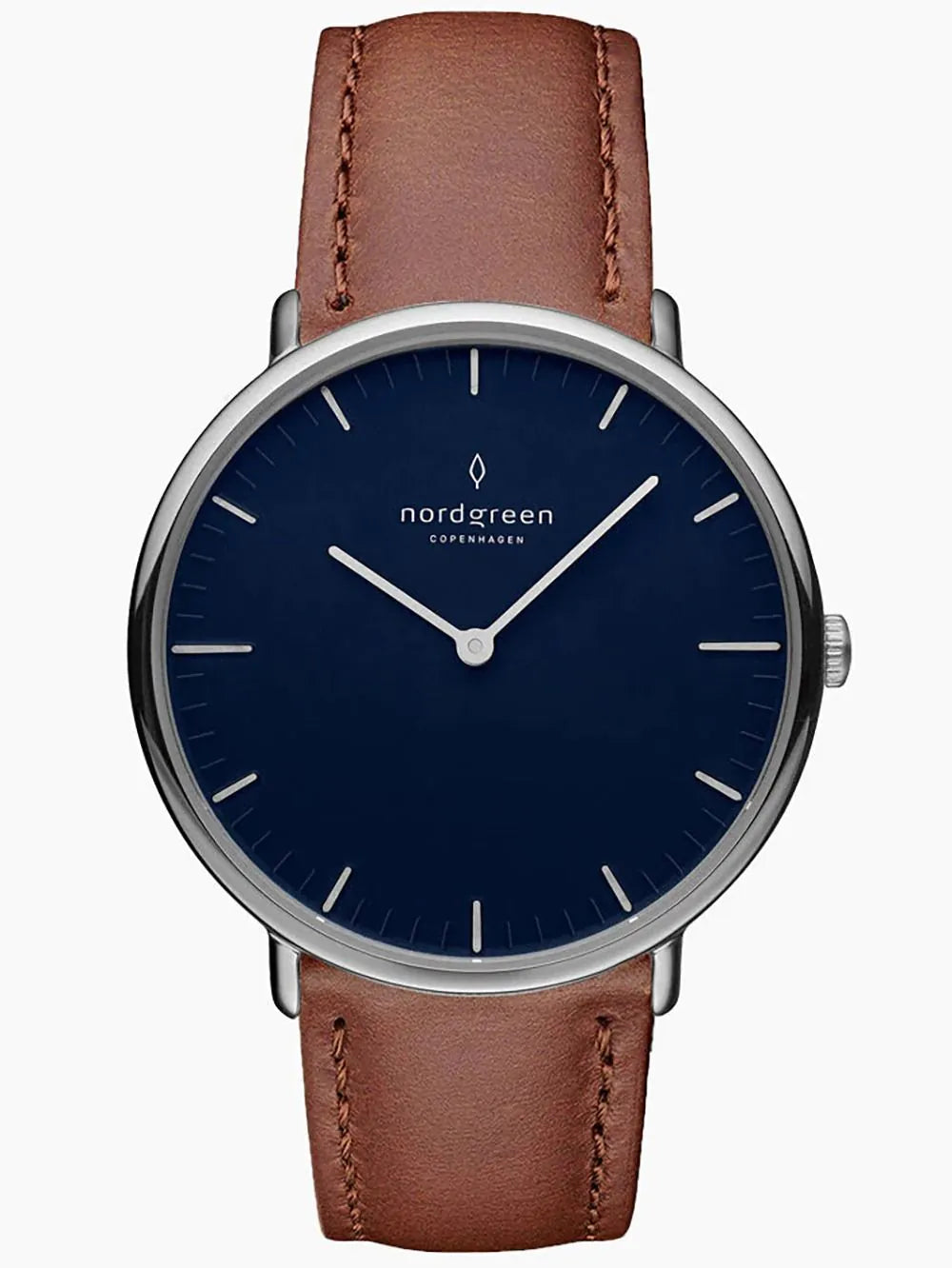 Nordgreen NR40SILEBRNA Mens Watch Native 40mm 3ATM
