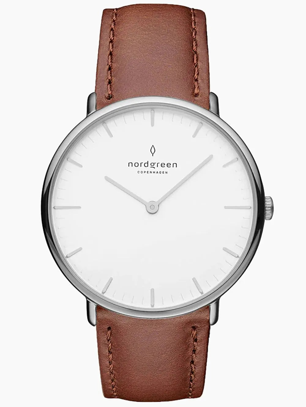 Nordgreen NR40SILEBRXX Mens Watch Native 40mm 3ATM
