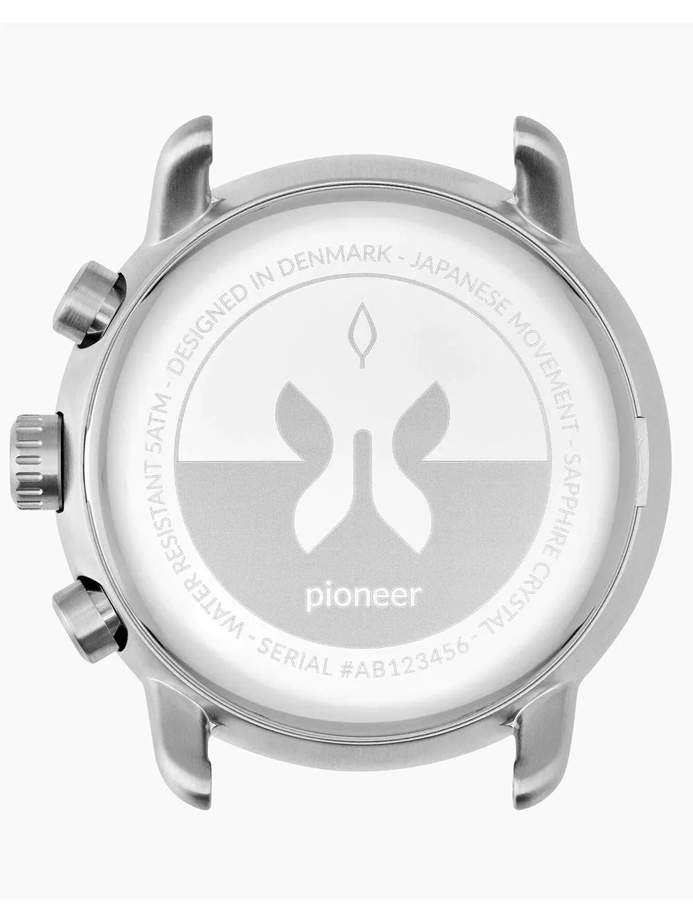 Nordgreen PI42SI3LSIXX Mens Watch Pioneer Chronograph 42mm 10ATM