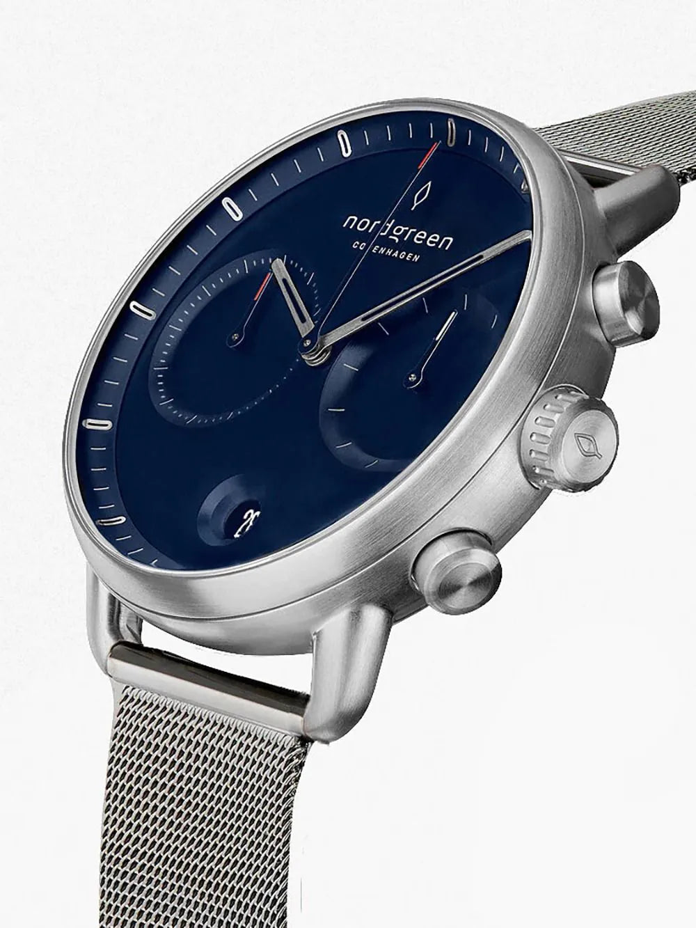 Nordgreen PI42SIMESINA Mens Watch Pioneer Chronograph 42mm 10ATM
