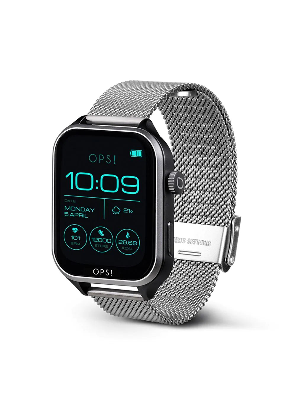 OPS!SMART OPSSW-45 Call Max Amoled unisex Smartwatch 41.5 mm
