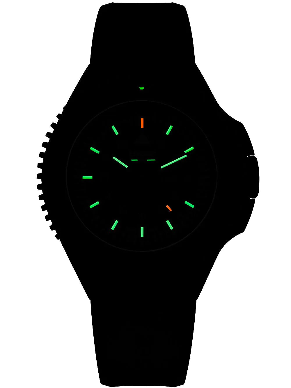 Traser H3 109859 P69 Black-Stealth Green Mens Watch 46mm 20ATM