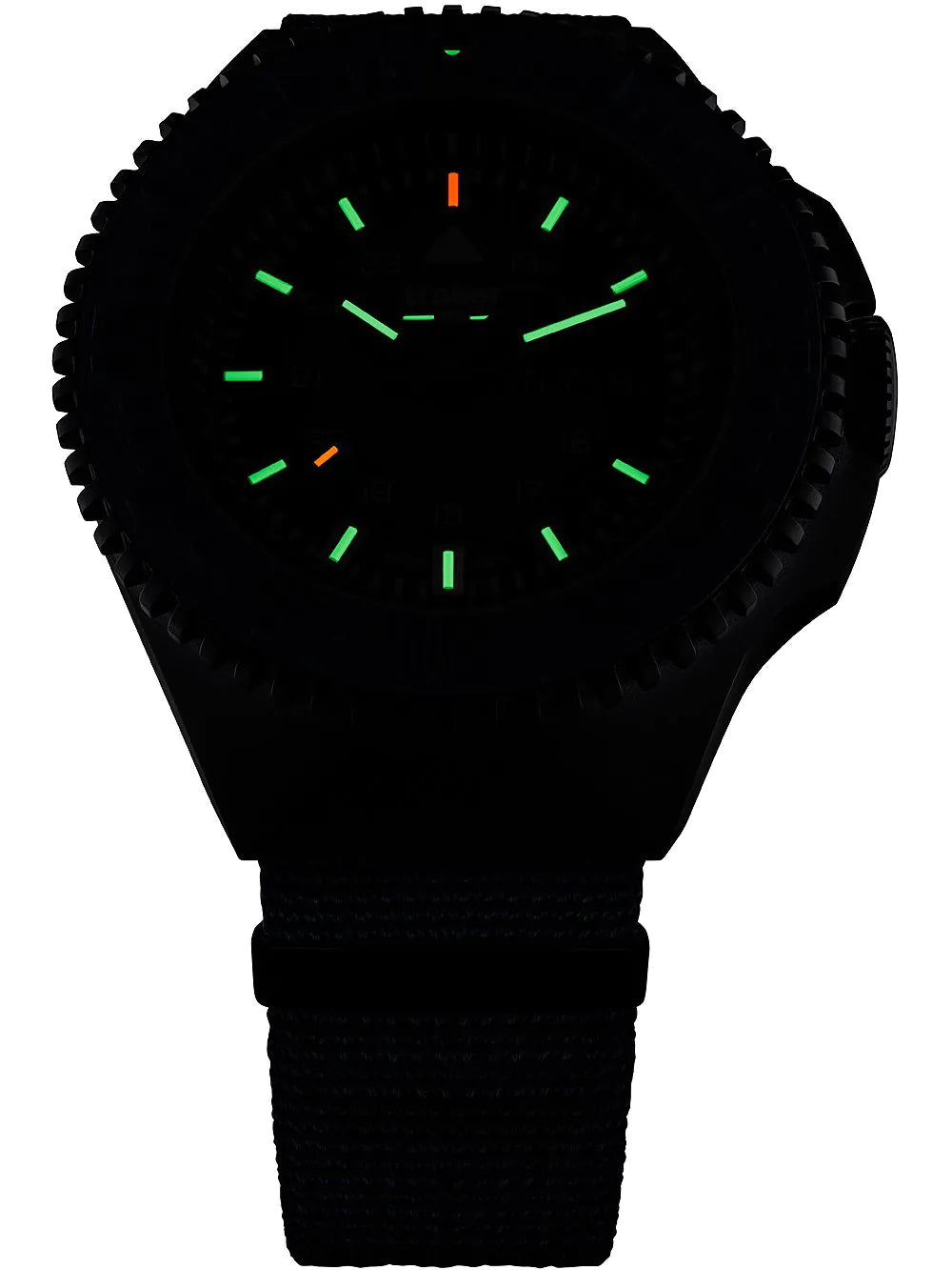 Traser H3 109858 P69 Black-Stealth Green Mens Watch 46mm 20ATM