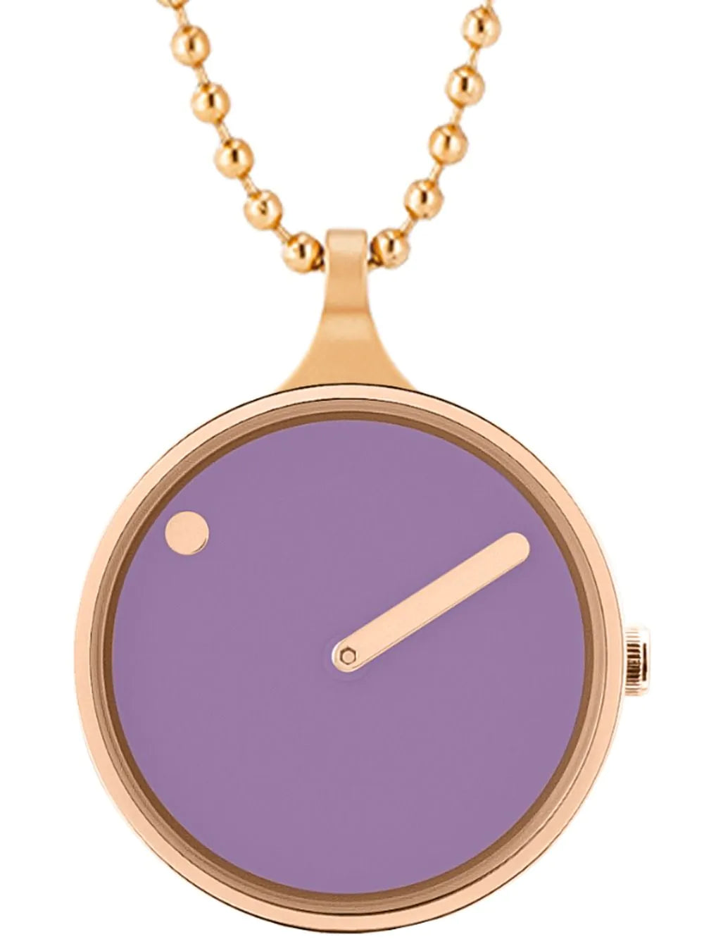 Picto 43303-9012R Ladies Watch Violet Glow Necklace 30mm 5ATM