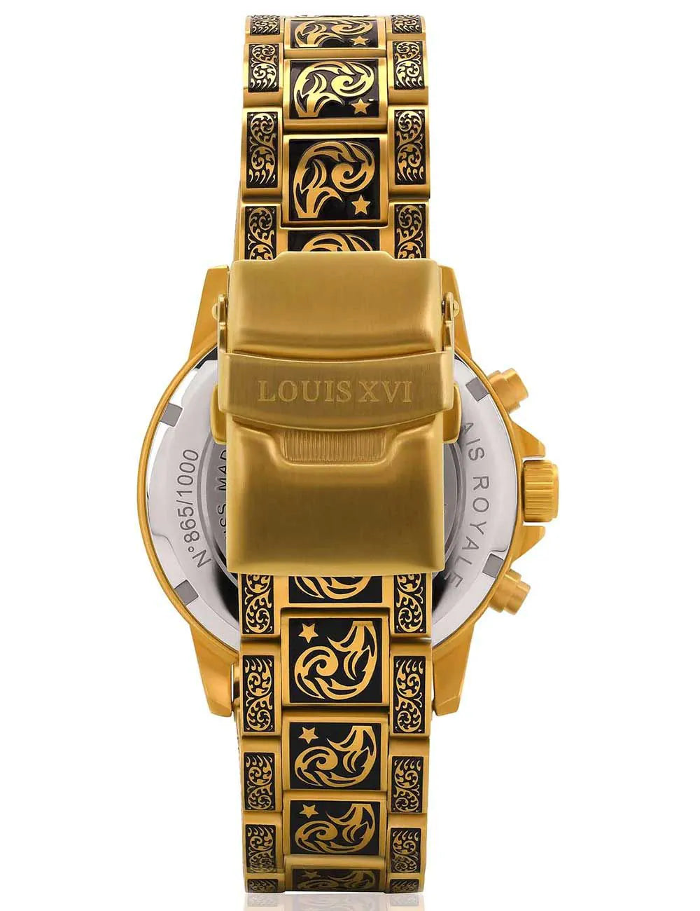 Louis XVI LXVI1700 Mens Watch Palais Royale inked Chronograph 43mm 10ATM