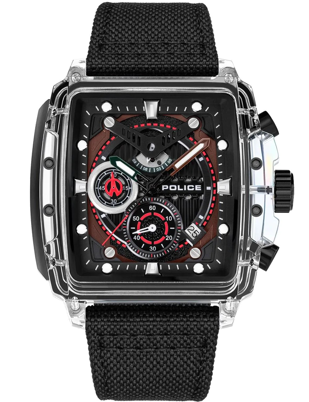 Police PEWGC00770X0 Mens Watch Clout Set Chrono 43mm 3ATM