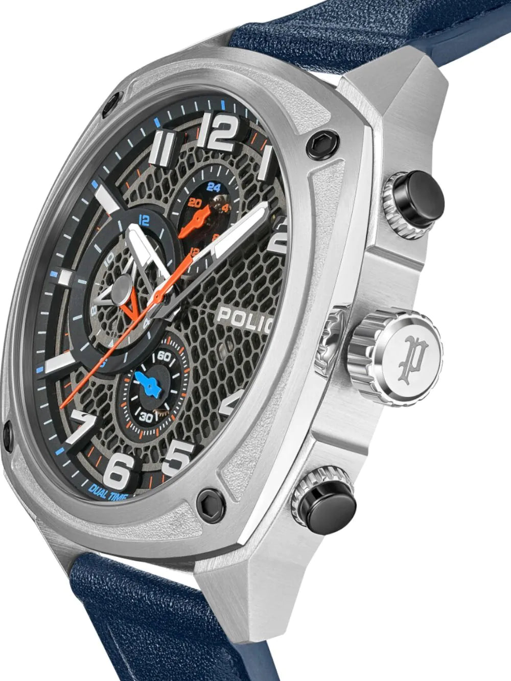 Police PEWGF00814X0 Mens watch Portland Chronograph 45mm 5ATM