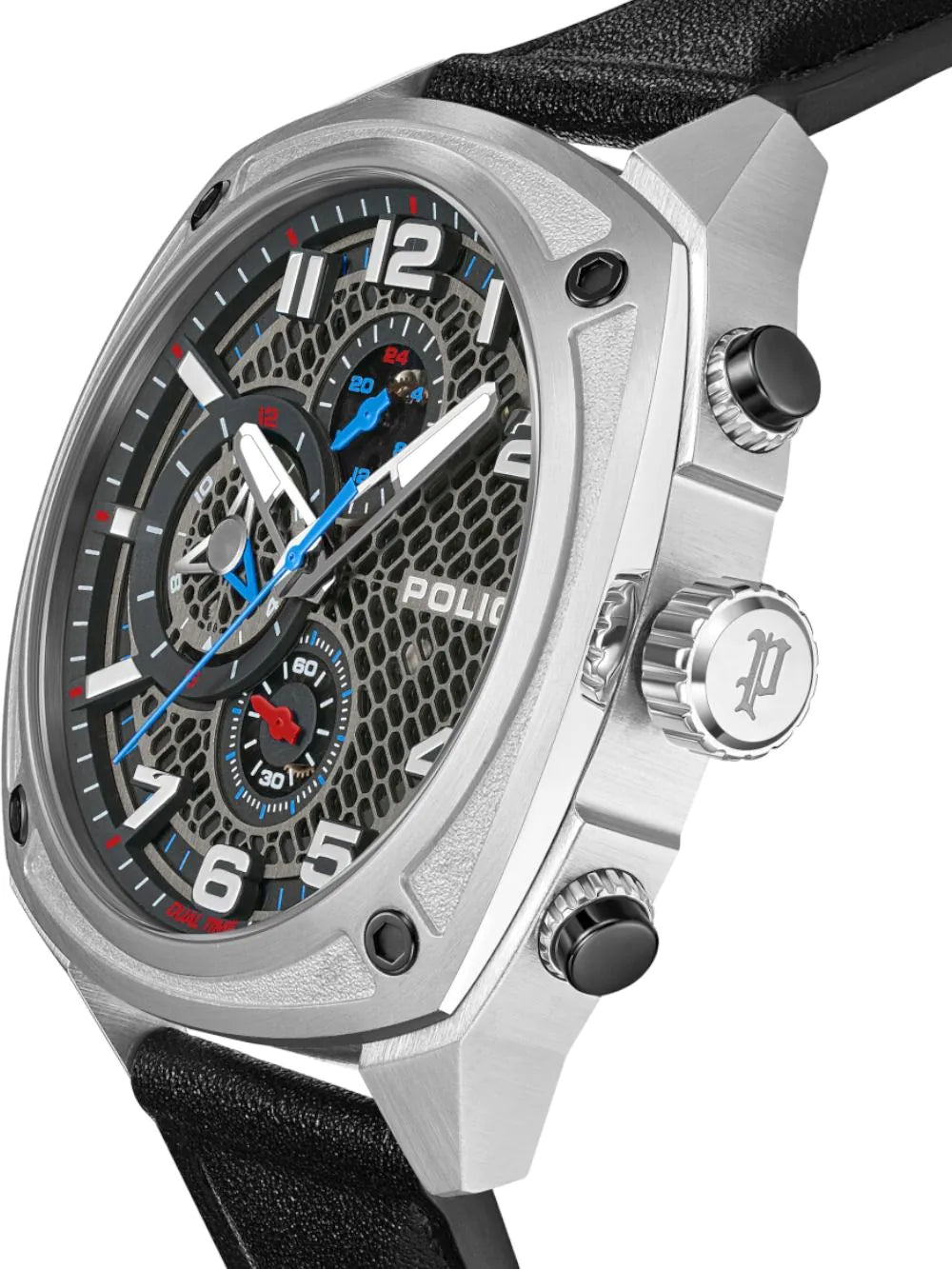 Police PEWGF00814X1 Mens watch Portland Chronograph 45mm 5ATM