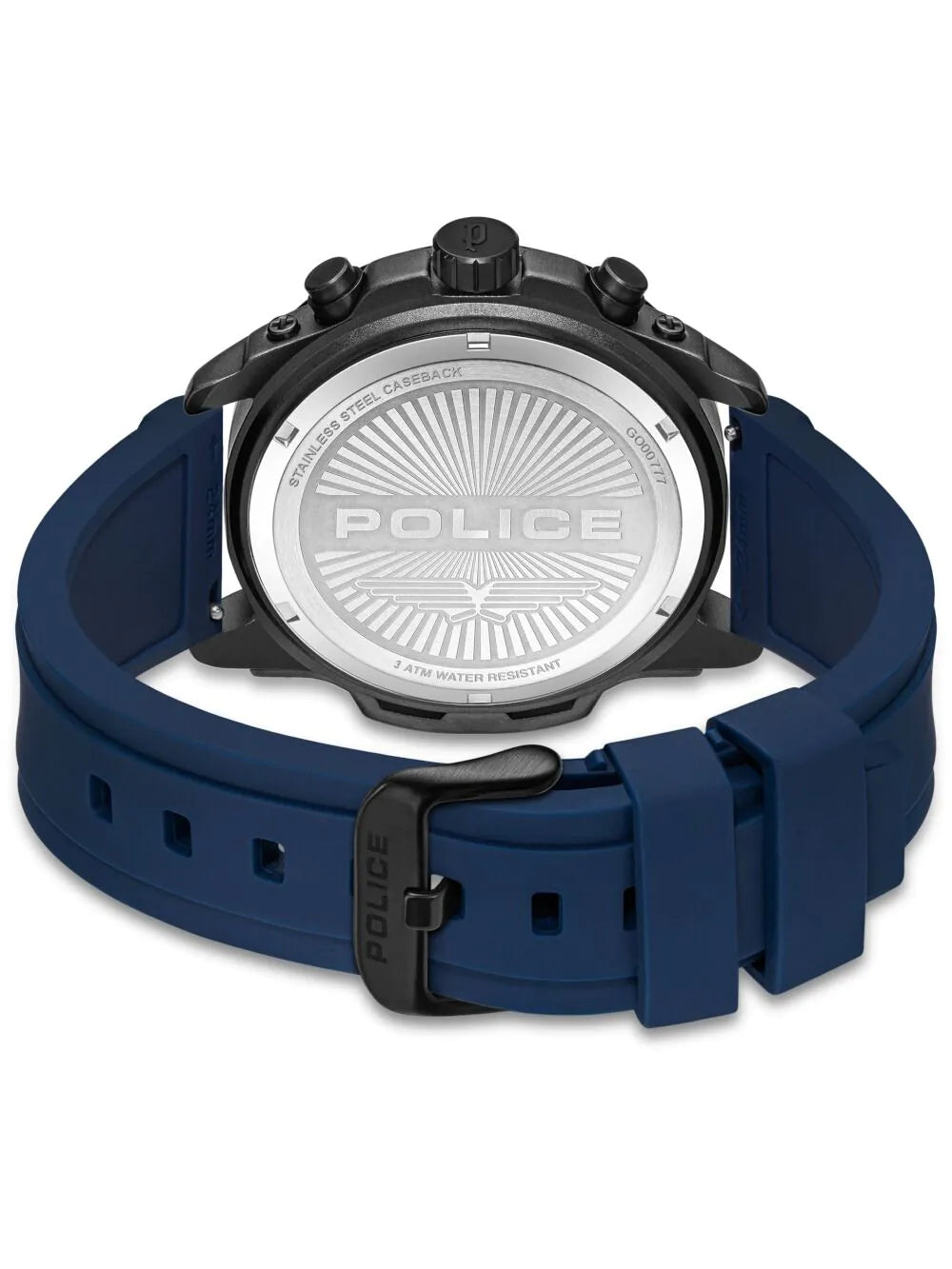 Police PEWGO00777X0 Mens Watch Clout Orb Chronograph Set 45mm 3ATM
