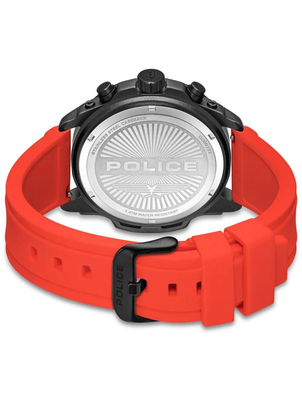 Police PEWGO00777X0 Mens Watch Clout Orb Chronograph Set 45mm 3ATM