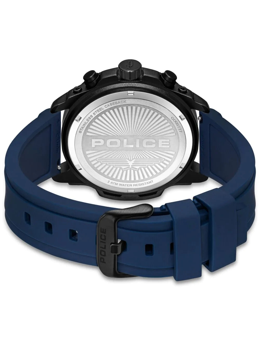 Police PEWGO00777X1 Mens Watch Clout Orb Chronograph Set 45mm 3ATM