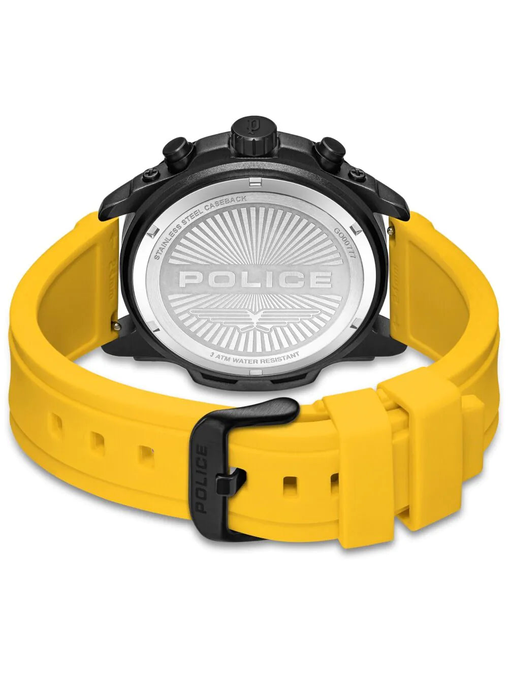 Police PEWGO00777X1 Mens Watch Clout Orb Chronograph Set 45mm 3ATM