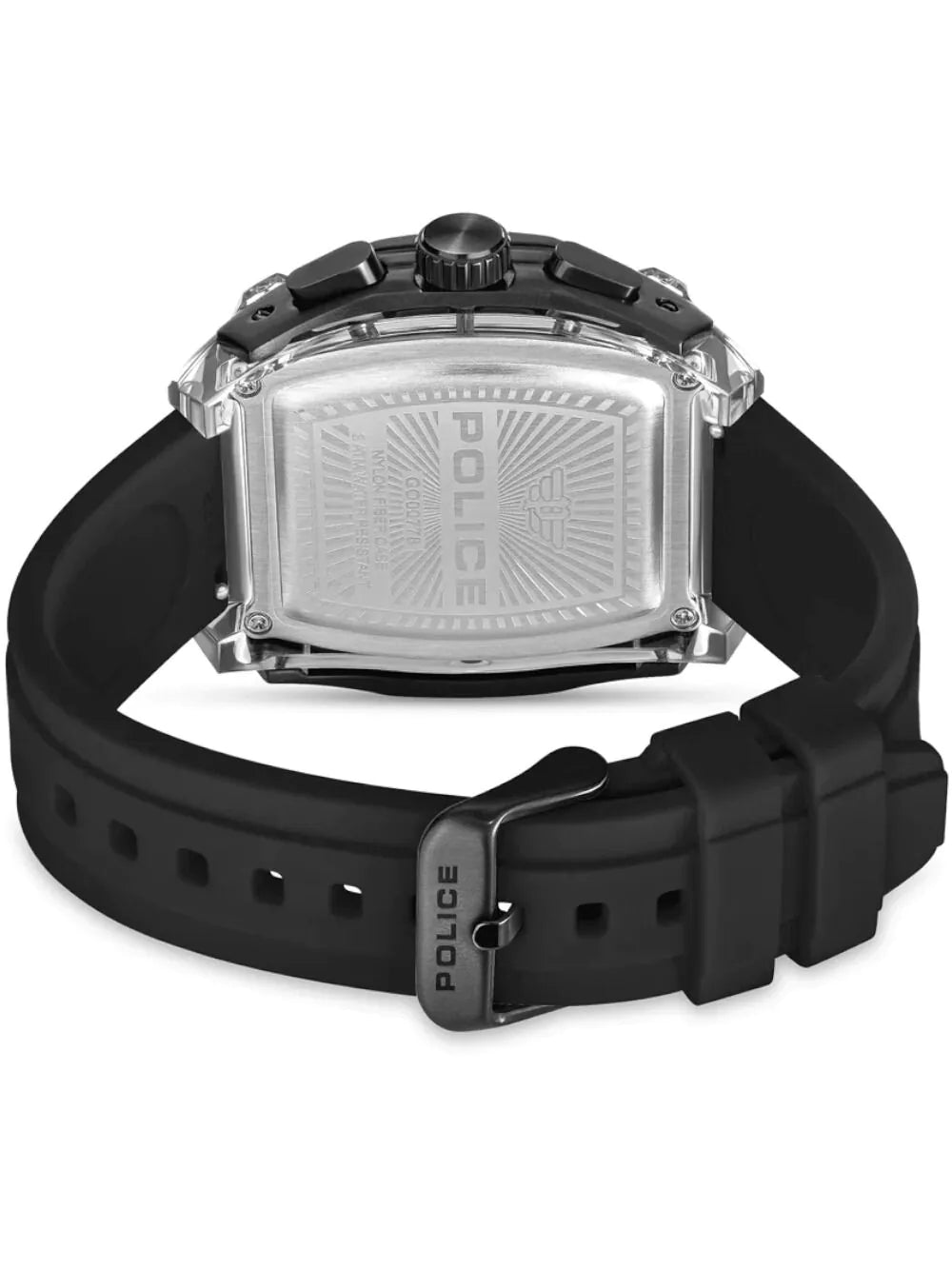 Police PEWGO00778X3 Mens watch Clout Tank Chronograph Set 46mm 3ATM