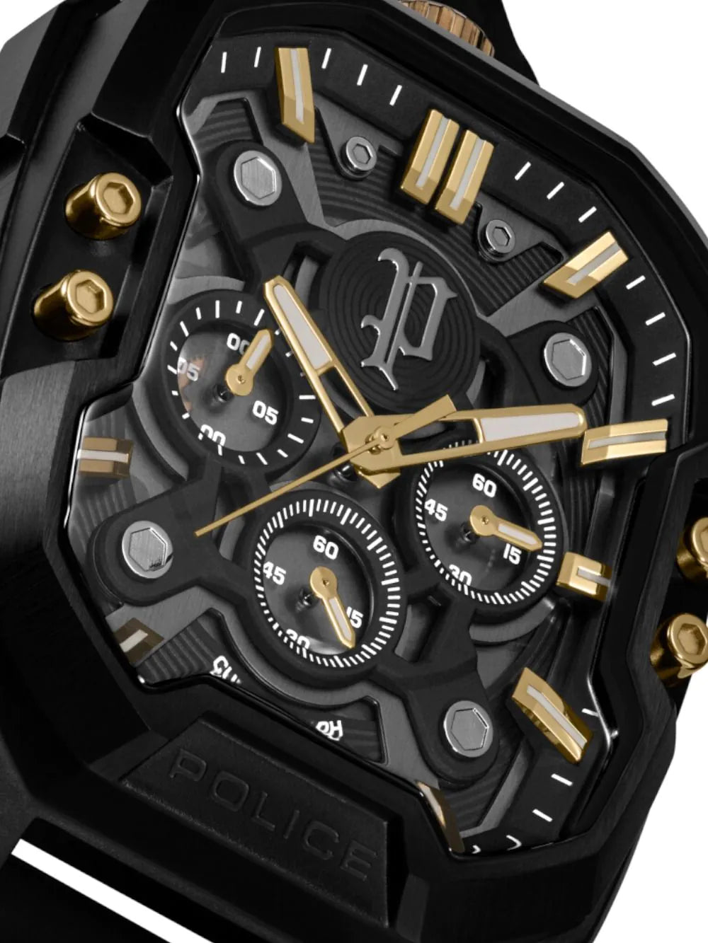 Police PEWGO0092204-SET Mens Watch Bullhead Chronograph Set 43mm 5ATM