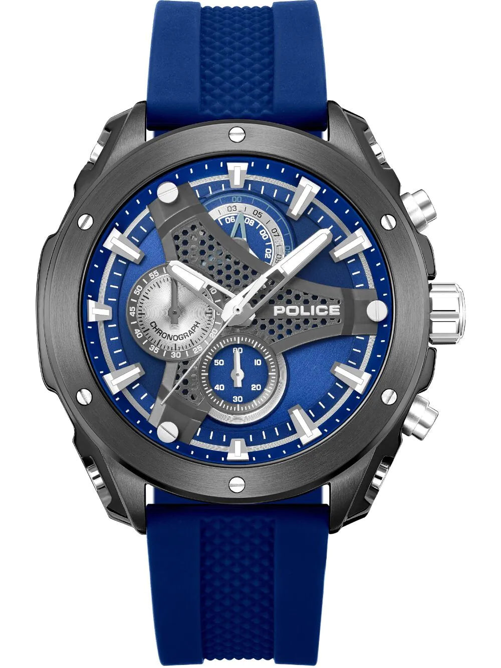 Police PEWGO0093002 Mens watch Wyvern Chronograph 45mm 5ATM