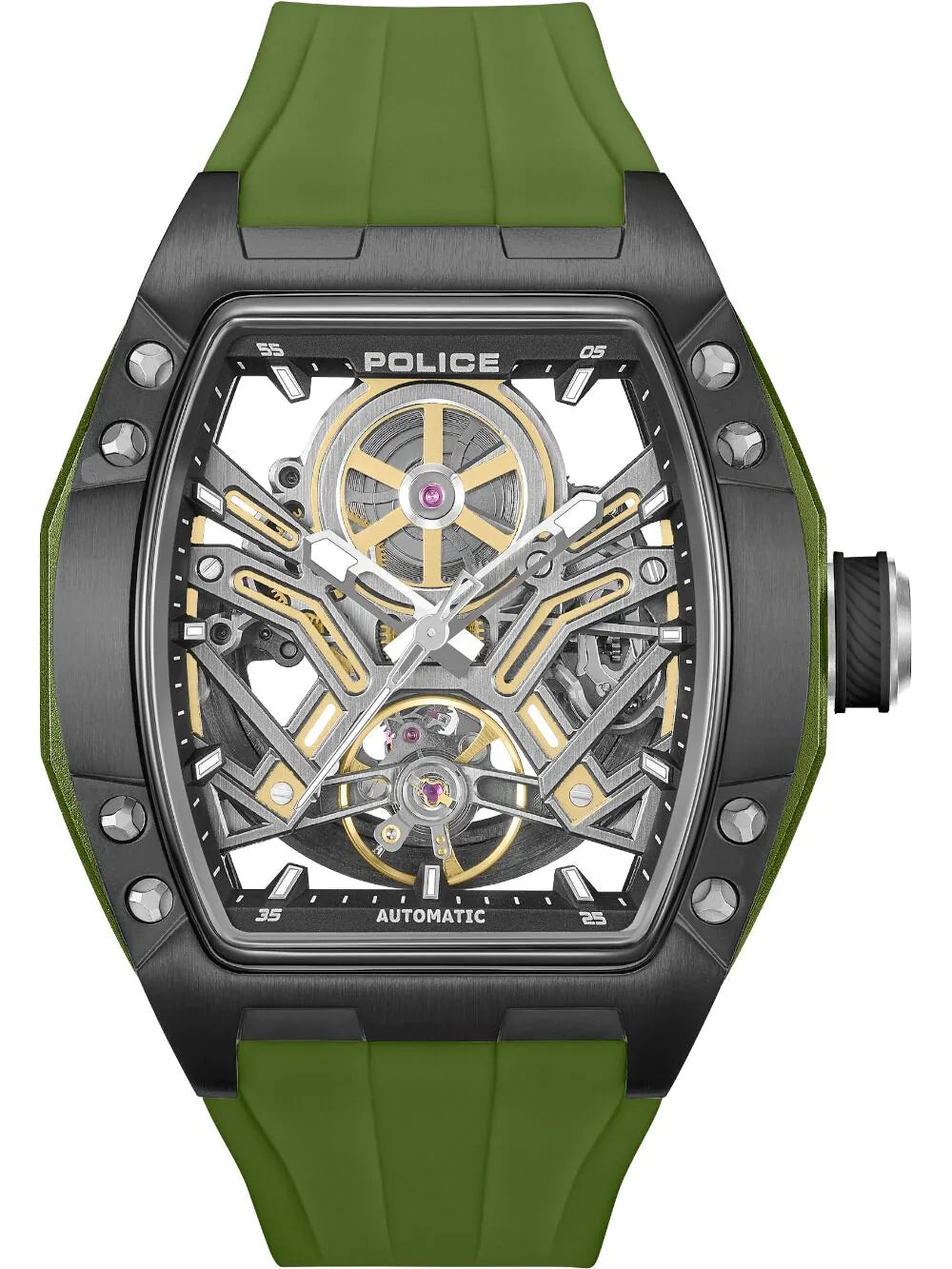 Police PEWGR0082101 Mens watch Tampa Automatic 42mm 5ATM