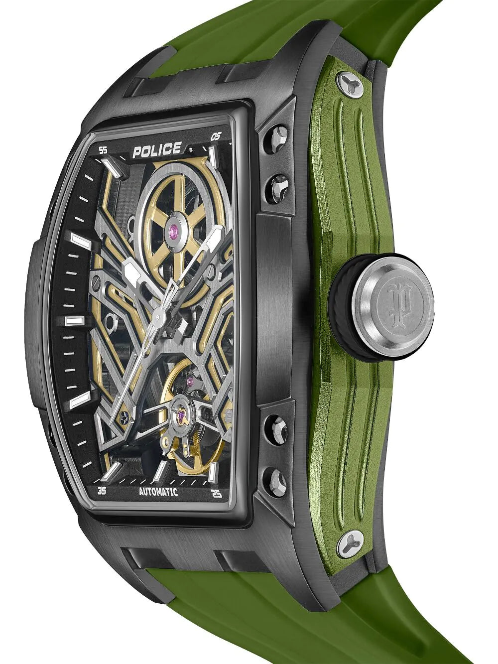Police PEWGR0082101 Mens watch Tampa Automatic 42mm 5ATM