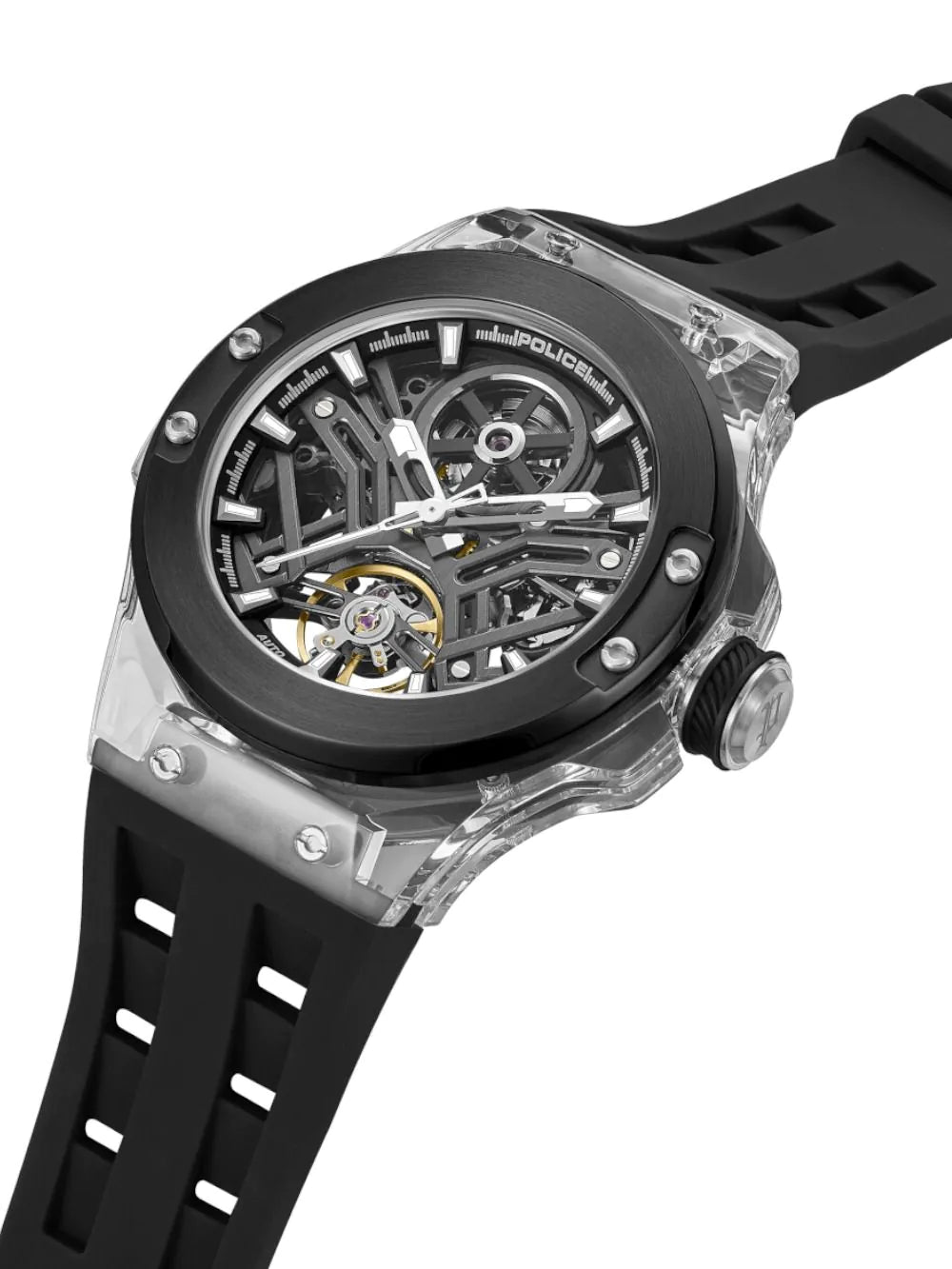 Police PEWGR0082203 Mens watch Cyclone Automatic 44mm 5ATM