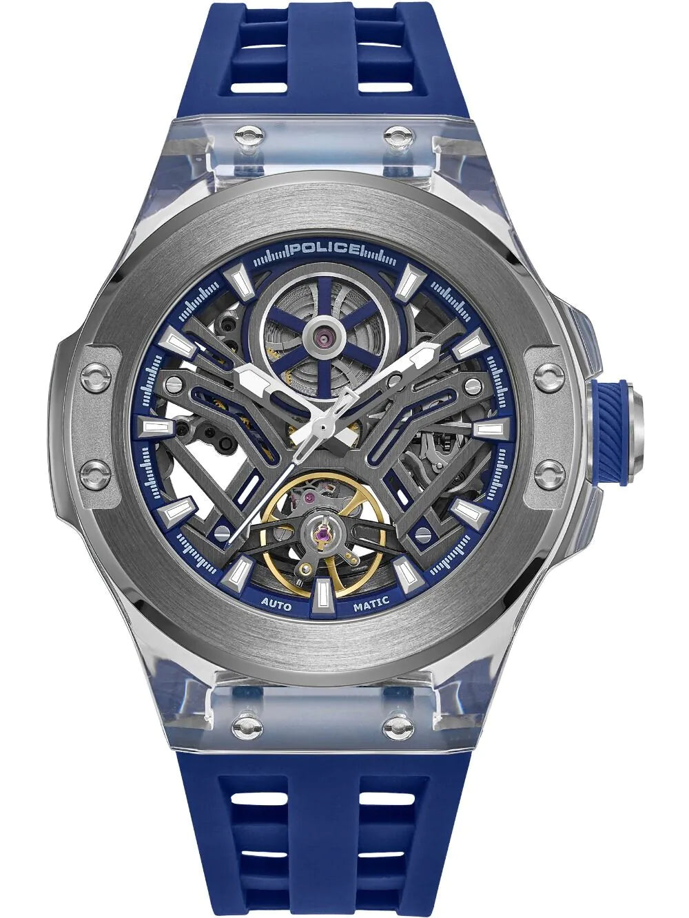 Police PEWGR0082204 Mens watch Cyclone Automatic 44mm 5ATM