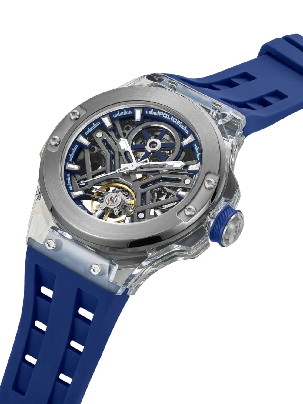 Police PEWGR0082204 Mens watch Cyclone Automatic 44mm 5ATM