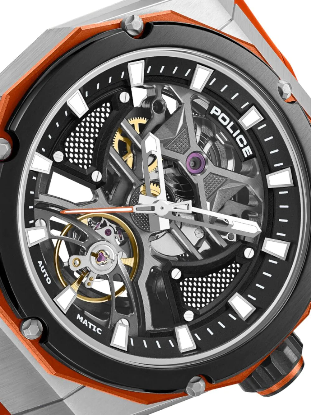 Police PEWGR0082302 Mens watch Dayton Automatic 45mm 5ATM