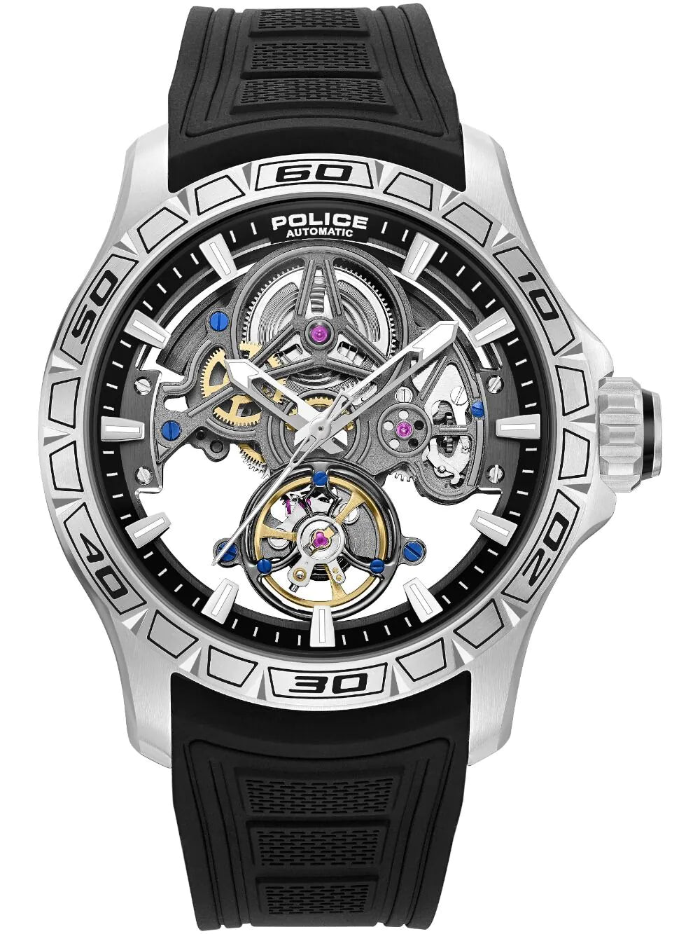 Police PEWGR0097801 Mens watch Spirit Automatic 45mm 5ATM