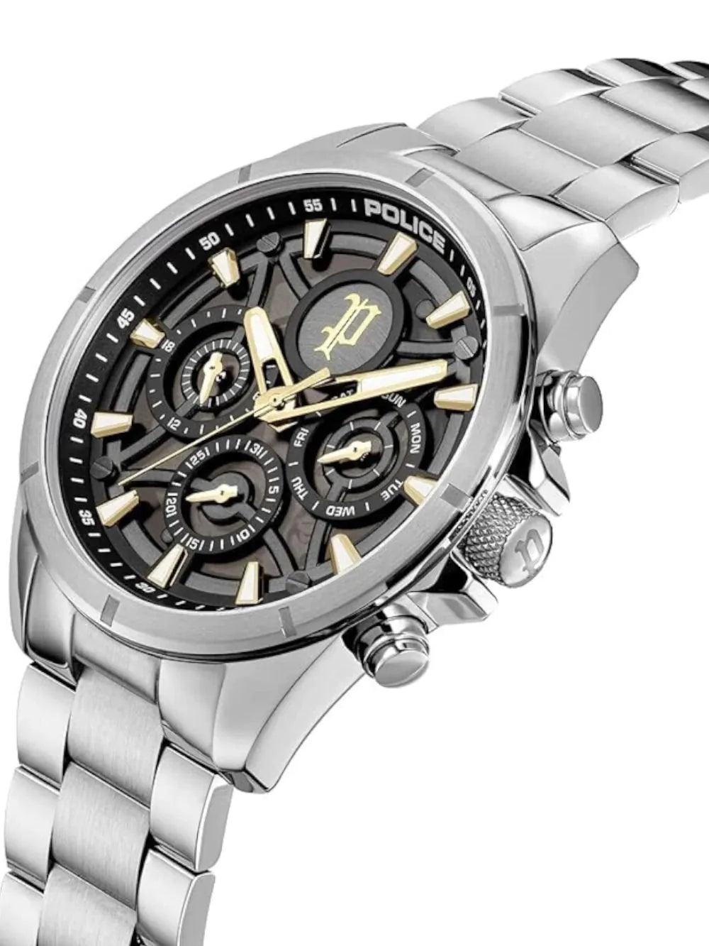 Police PEWJK2227814M Mens watch Defender Chronograph Set 45mm 5ATM