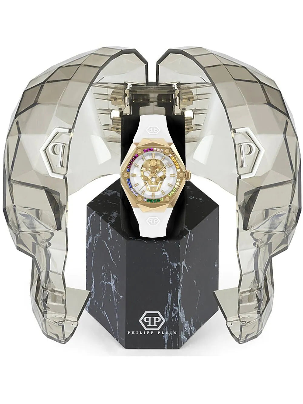 Philipp Plein PWADA0324 Ladies Watch $kull Spikes Lady 40mm 5ATM