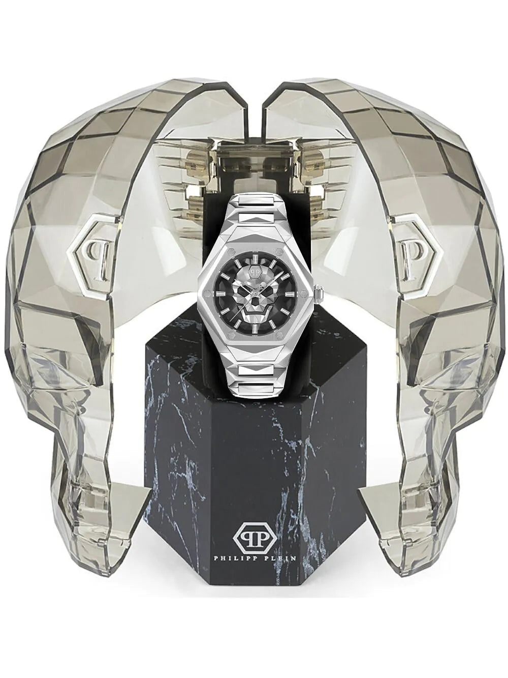 Philipp Plein PWPWA0624 Mens Watch The $kull Spikes 46mm 5ATM