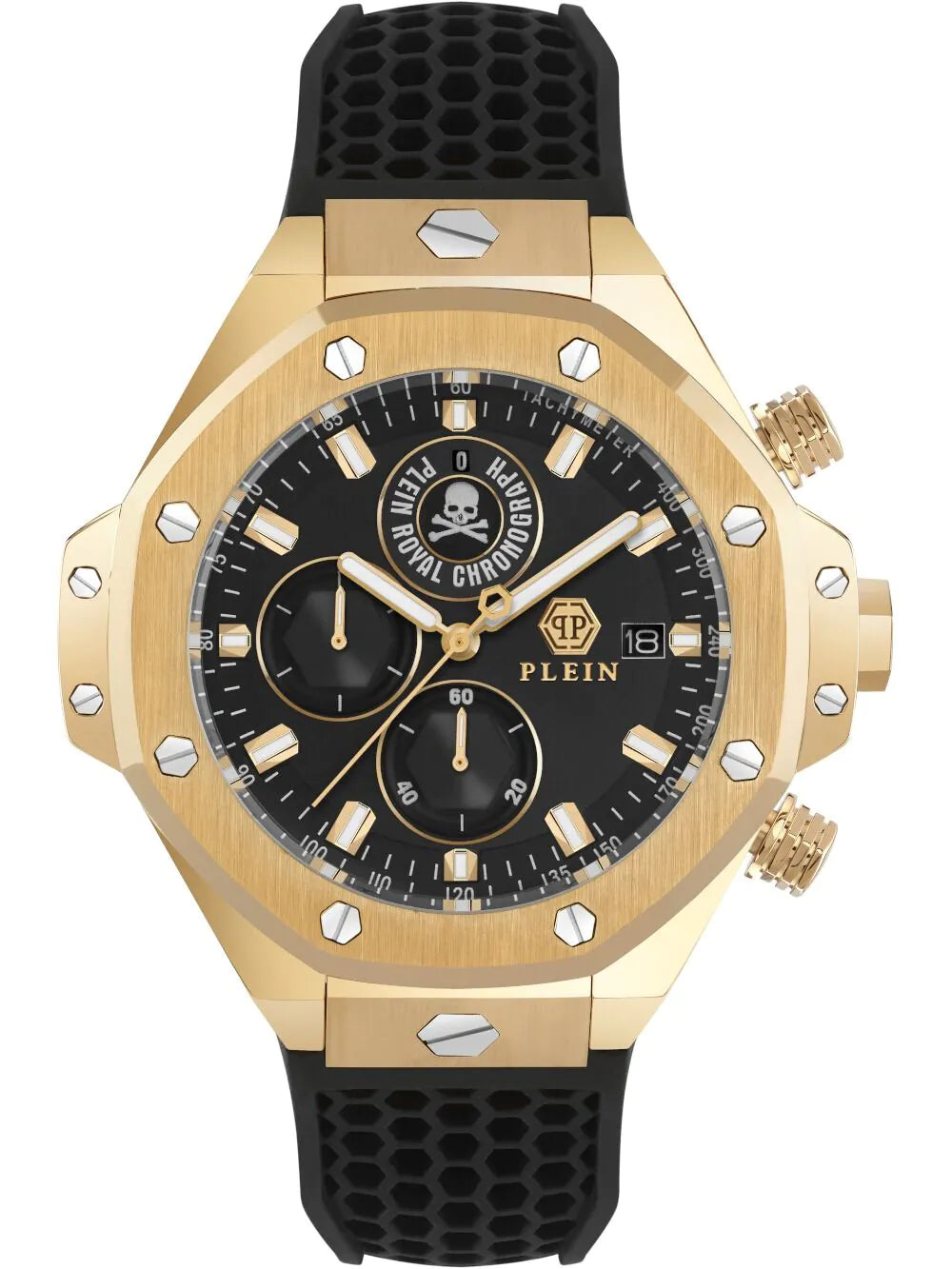 Philipp Plein PWLFA0325 Mens Watch Plein Chrono Royal 46mm 5ATM