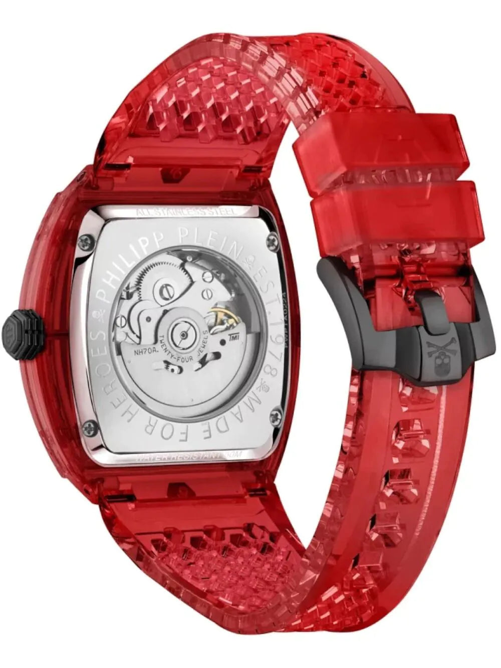 Philipp Plein PWPTA0224 Automatic Mens Watch The $keleton Crystal 44mm 5ATM
