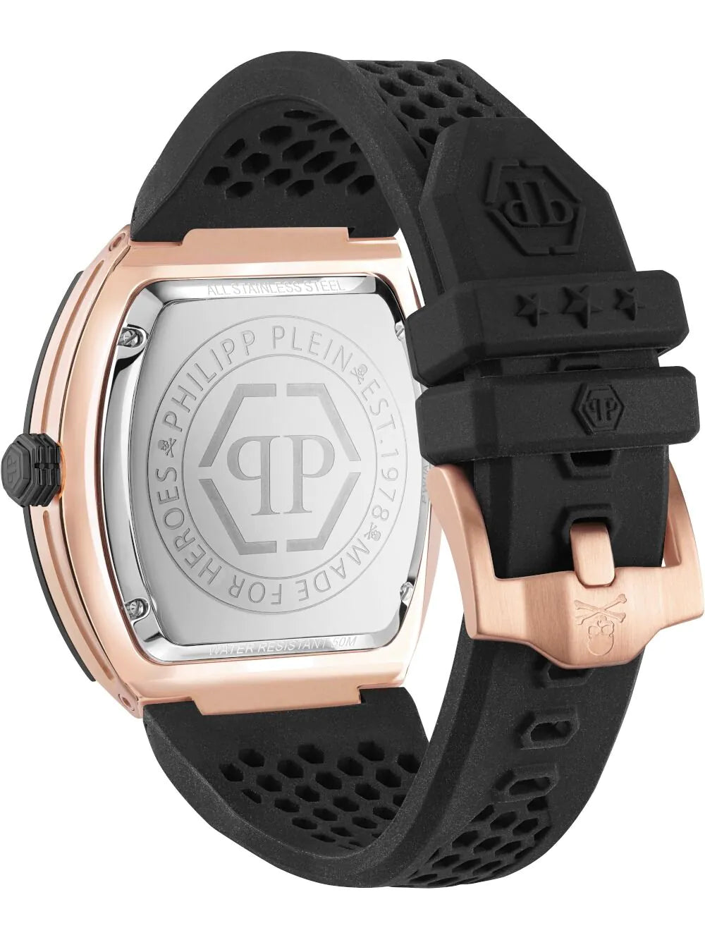 Philipp Plein PWPUA0124 Mens Watch The Hexagon Phantom 44mm 5ATM