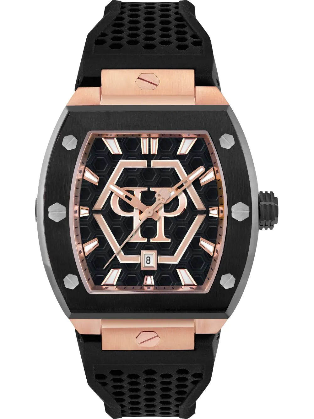 Philipp Plein PWPUA0124 Mens Watch The Hexagon Phantom 44mm 5ATM