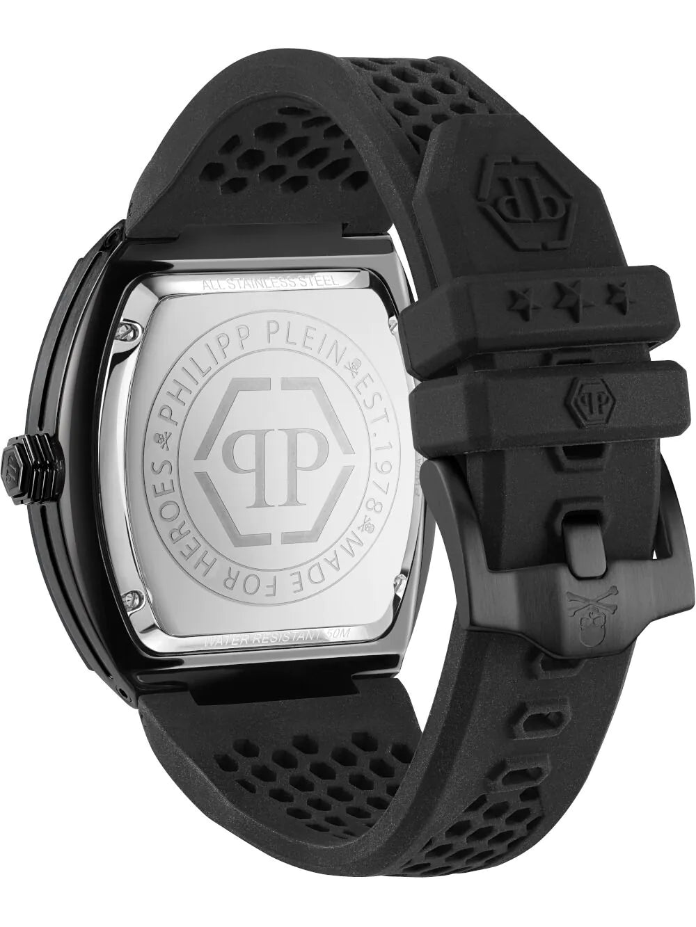 Philipp Plein PWPUA0324 Mens Watch The Hexagon Phantom 44mm 5ATM