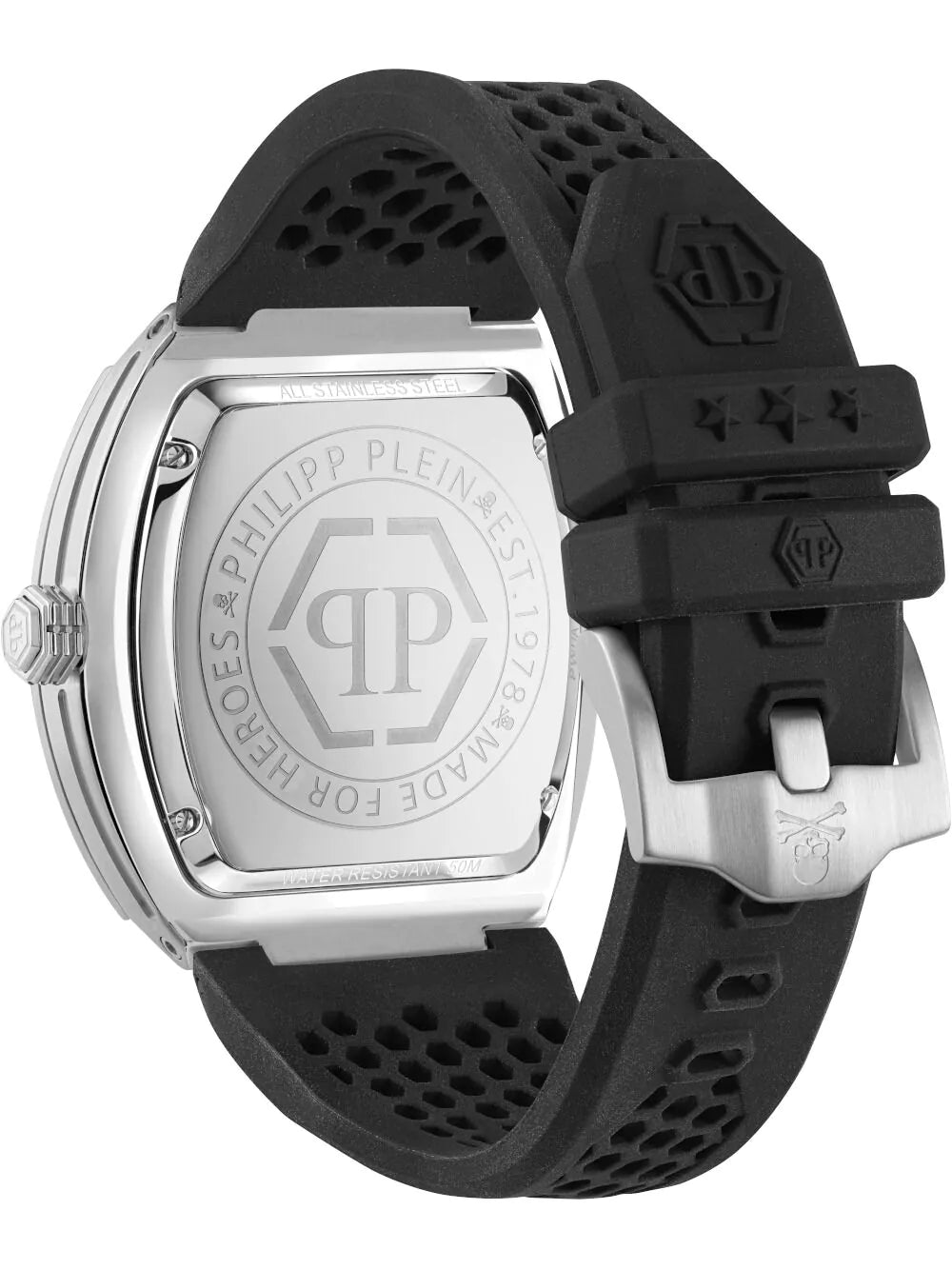 Philipp Plein PWPUA0524 Mens Watch The Hexagon Phantom 44mm 5ATM
