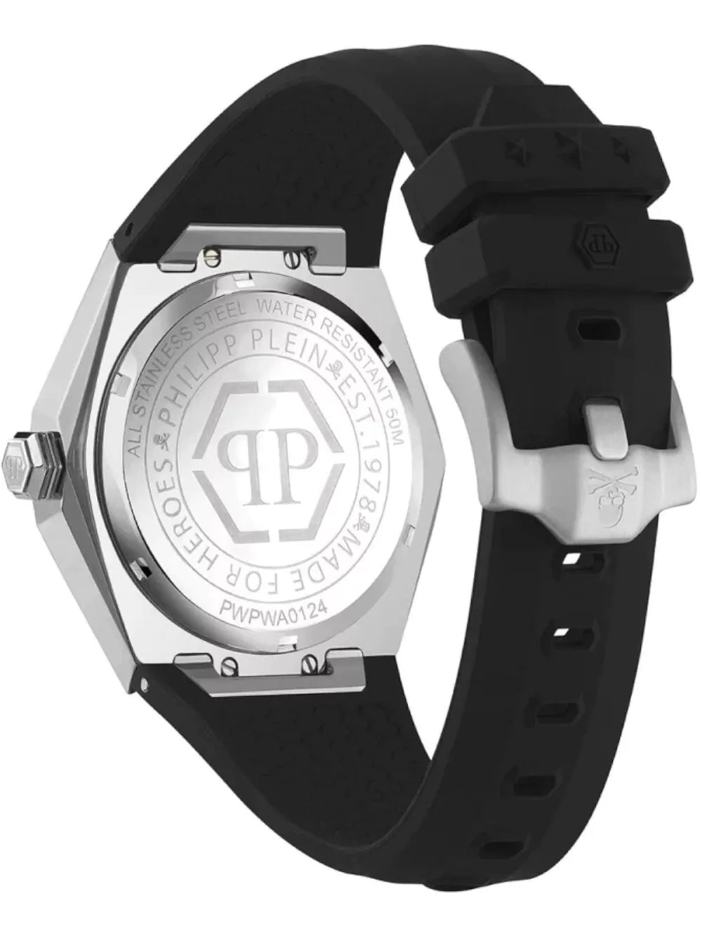 Philipp Plein PWPWA0124 Mens Watch The $kull Spikes 46mm 5ATM