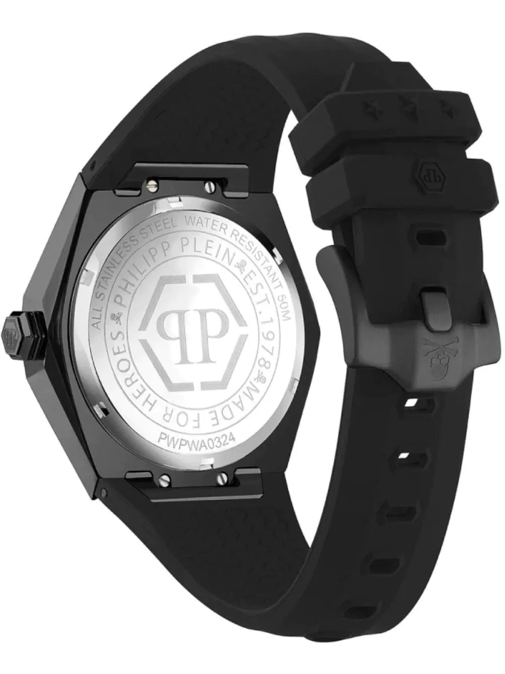 Philipp Plein PWPWA0324 Mens Watch The $kull Spikes 46mm 5ATM