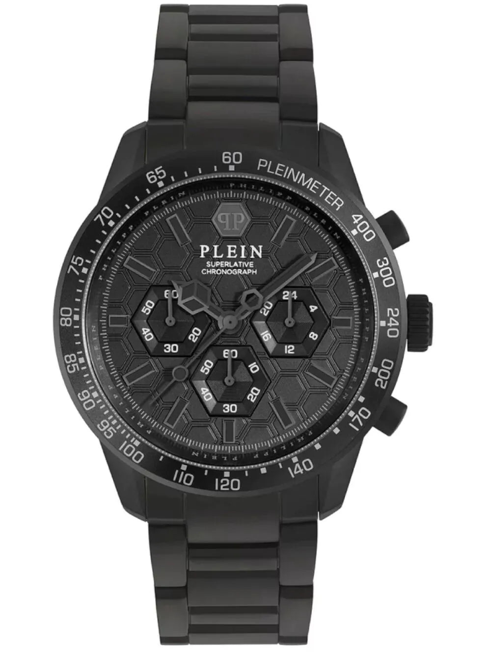 Philipp Plein PWPYA0624 Mens Watch Pleinmeter Chronograph 44mm 5ATM