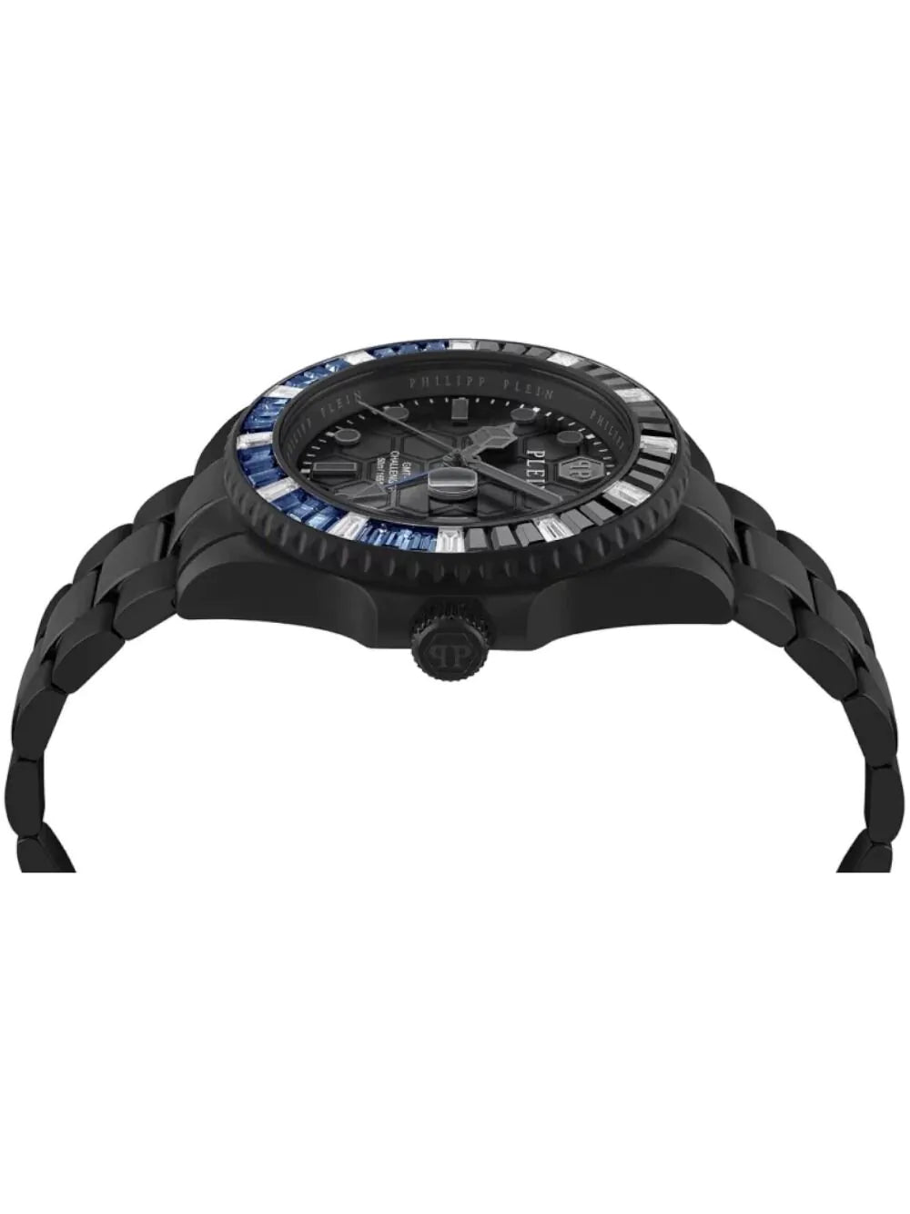 Philipp Plein PWPZA0324 Unisex GMT-I Challenger Baguettes 44mm 5ATM