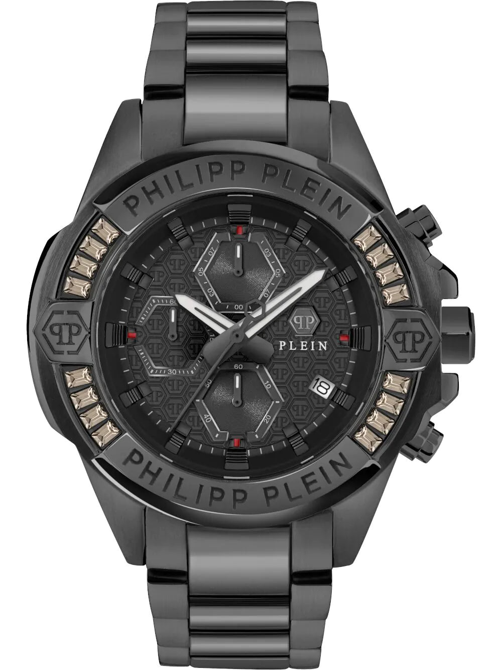 Philipp Plein PWWFA0725 Mens Watch The $kull Chrono 45mm 5ATM