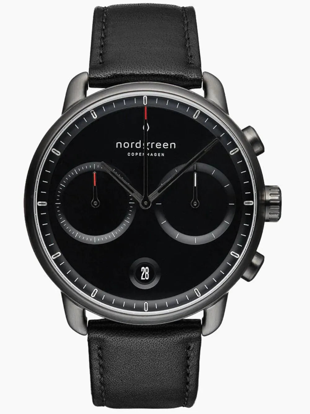Nordgreen PI42GMLEBLBL Mens Watch Pioneer Chronograph 42mm 10ATM