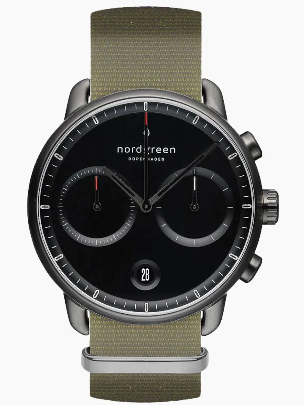 Nordgreen PI42GMNYAGBL Mens Watch Pioneer Chronograph 42mm 10ATM