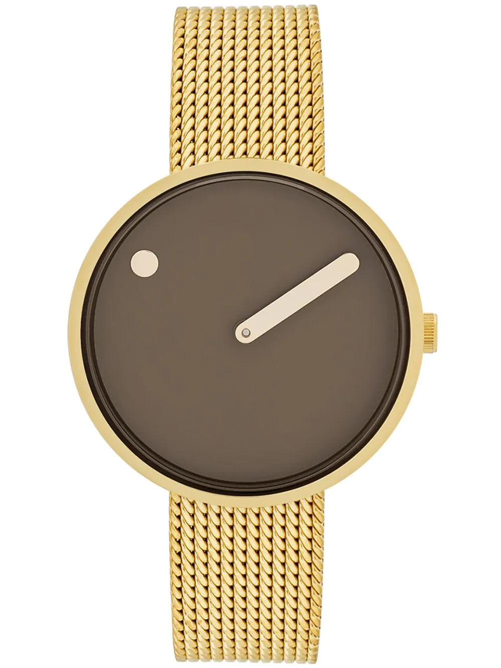 Picto 34001-0914G Mocha Brown 34mm 5ATM