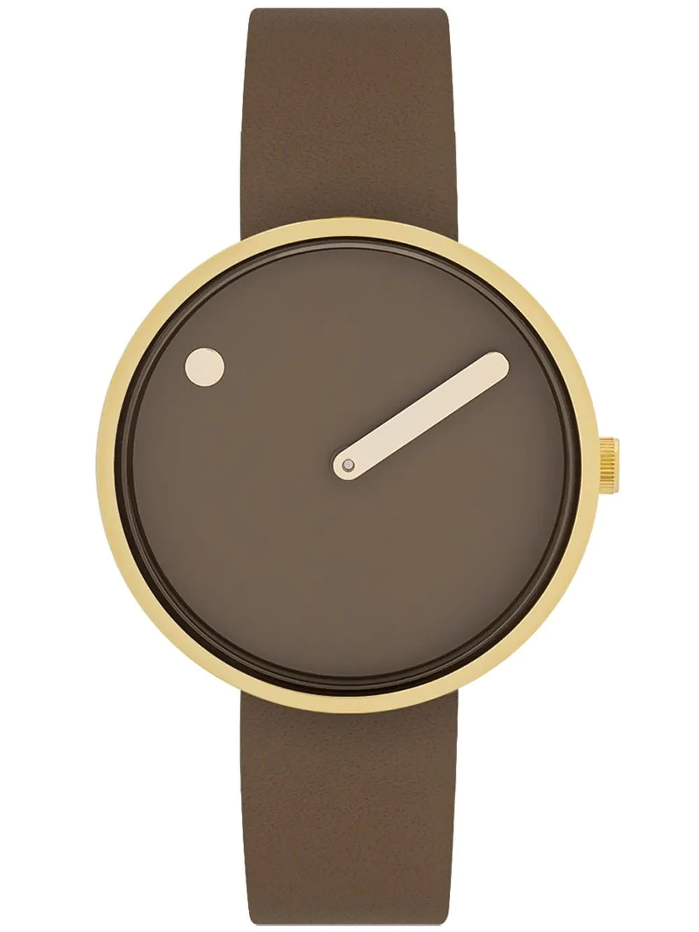 Picto 34001-4614G Mocha Brown 34mm 5ATM