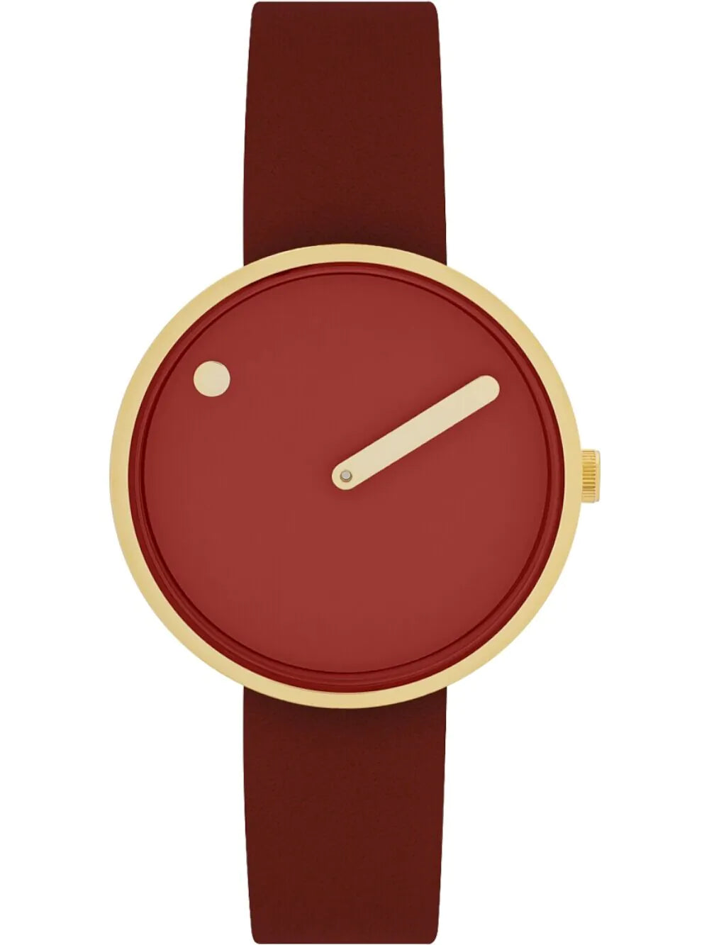 Picto 34097-4314G Ladies watch Cinnamon Red 34mm 5ATM