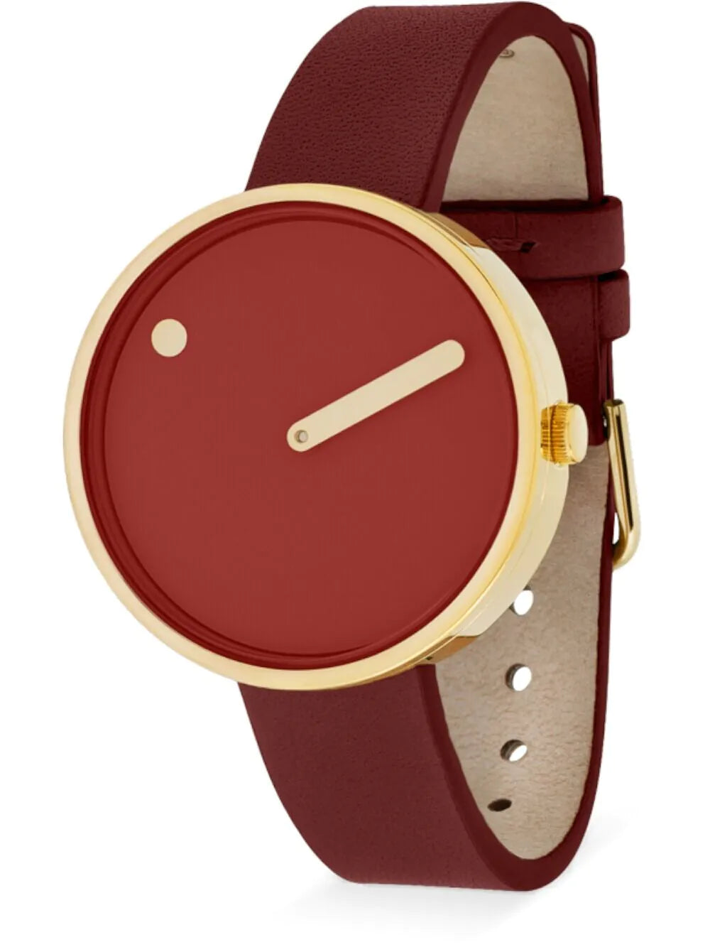Picto 34097-4314G Ladies watch Cinnamon Red 34mm 5ATM