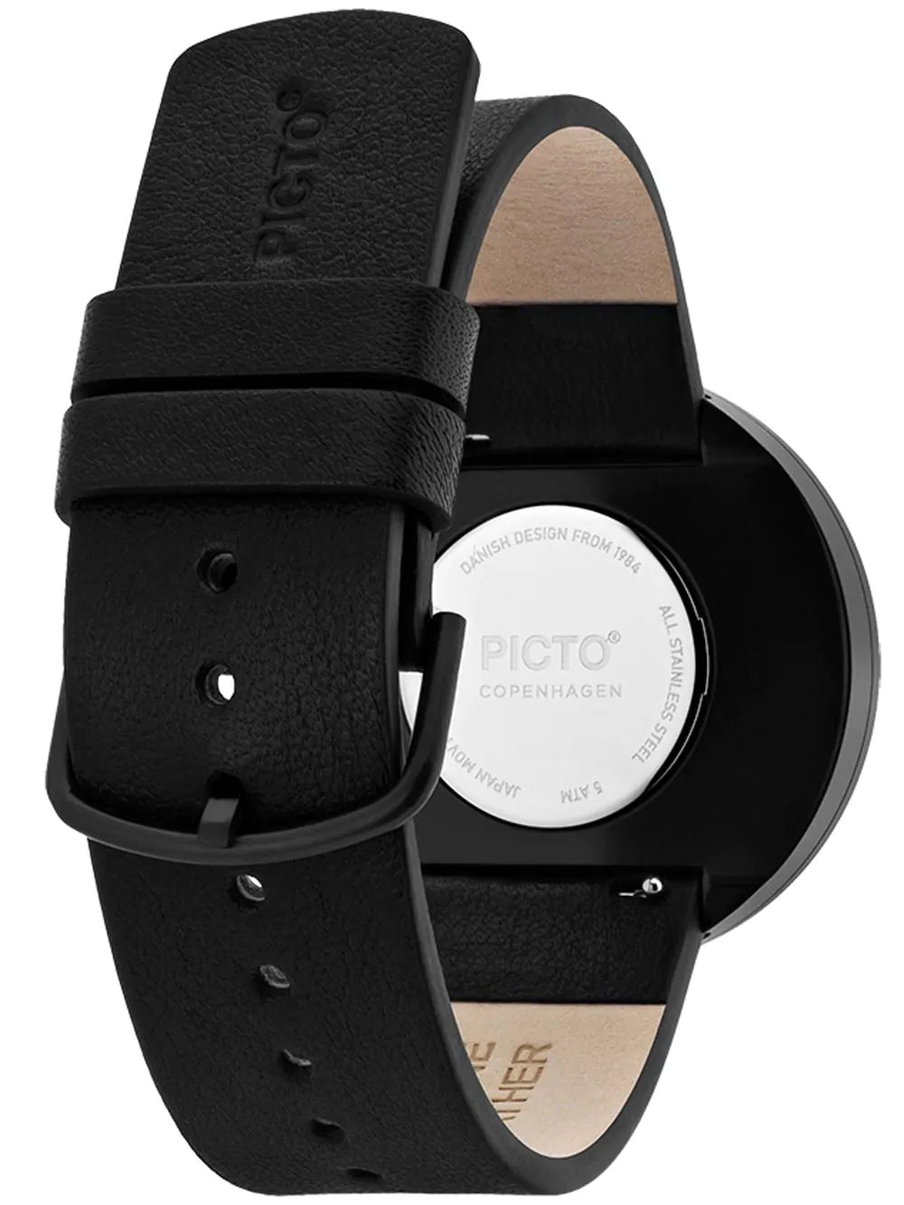 Picto 43349-4120B Unisex Cappucciono Brown 40mm 5ATM