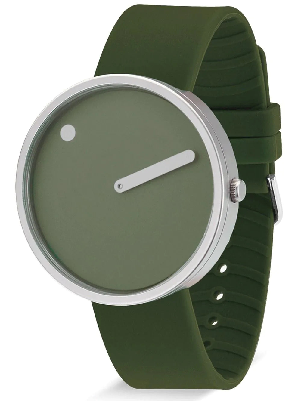 Picto 43396-7764S Unisex Fresh Olive Silicone 40mm 5ATM