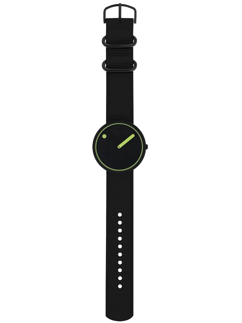 Picto R44023-R006 Manta Ray Black and Paradise Green 40mm ATM